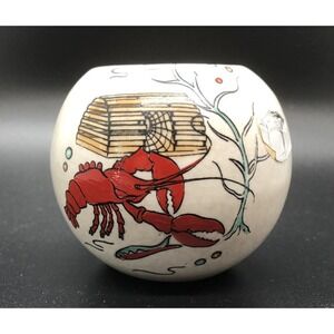 Vintage Crown Devon Fieldings Oceania‎ Lobster Pattern Bowl, Dish, Ashtray